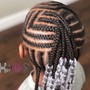 Kids natural full head plat braids (BOX BRAIDS) NO HAIR CAN BE ADDED