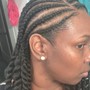 Natural Hair Cornrows