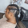 4 Butterfly feed-in braids