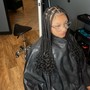 Medium Knotless Braids