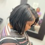 Virgin relaxer (long hair)