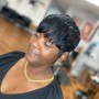 Short hair Quick Weave