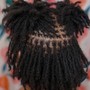 Natural Twists with  natural hair