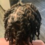 Loc retwist plus style