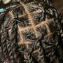 Loc retwist plus style