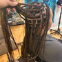 Med knotless Braids