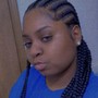 Tribal braids with smedium knotless