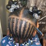 Kid's Braid-Up Ponytail