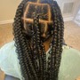 Small boho knotless twist long