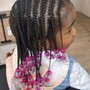 Kid’s Side Cornrows w/ beads