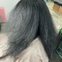 14” Velcro partial wig