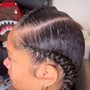 2 feed in braids