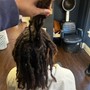 Acv wash+ retwist+style