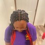 Large Knotless Braids