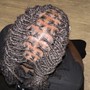 Natural Bantu Knot Twist Out