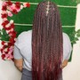 Medium Knotless Braids