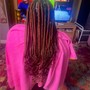 Large Knotless Box Braids