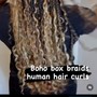 Medium Boho Box Braids