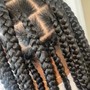 Smedium Knotless Braids