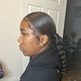 2 Braided Ponytails