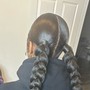 Two French Braids w/ Extensions