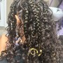 Médium knotless braids