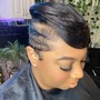 Pixie Cut/ Relaxed Hair