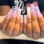 Long Acrylic Nails