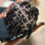 Loc Re-twist( tiny locs/ midback and longer locs)