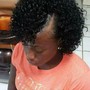 Relaxer combo  deep condition, trim ,doobie,or wrap ,rollerset