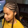 Small Box Braids French Curls Long