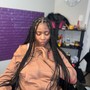 Medium Knotless Braids