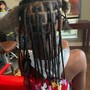 Kids Cornrows w/hair& beads