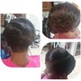 Relaxer combo  deep condition, trim ,doobie,or wrap ,rollerset