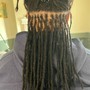 Box plats (braids) of natural hair ***please read description