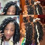 Crochet Braids(row of individual braids crown)