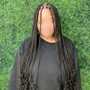 Smedium Knotless Box Braids