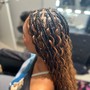 Synthetic Curls for Boho Goddess Braids