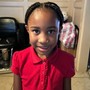 Kid's box Braids/large medium