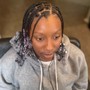 Natural long hair Braids no weave