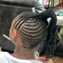 Kids Braids ponytail