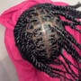 Human hair wick extensions