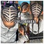 Men's Braids with Designs/Natural hair braids