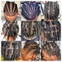 Men's Braids with Designs/Natural hair braids