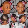 Additional Styling: Wand curls, Crimps, Ponytail, Pig tails, Half Up Half Down