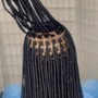 Medium knotless Box Braids