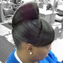 Ole School French Roll Updo