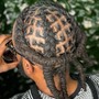 Shoulder to Mid Back Plaits or Single braids (Full head)