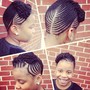 Flat Twist updo