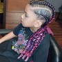 Kid's Large Knotless Braids